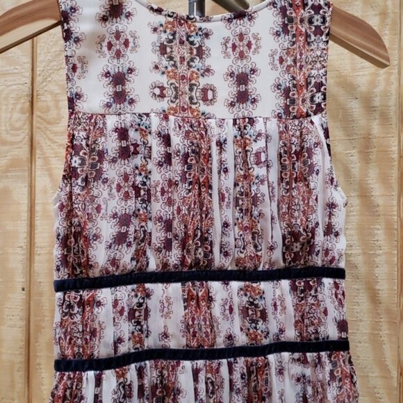 Abercrombie & Fitch Multi Floral Sleeveless V Neck Dress Size S - Picture 5 of 6